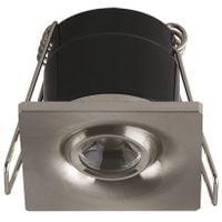 Wpust LAMPA sufitowa GOL LED D 03889 Ideus kwadratowa OPRAWA metalowa LED 1,6W 4000K regulowana stropowa chrom