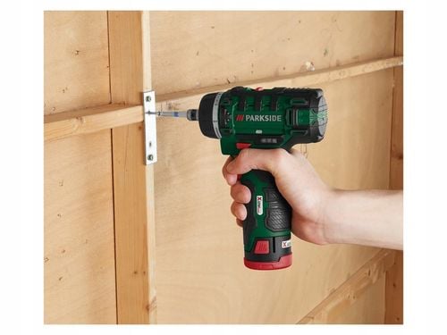 PARKSIDE Wiertarko-wkrętarka PBSA 12 E4 AKU i ŁADOWARKA + BITY na Arena.pl