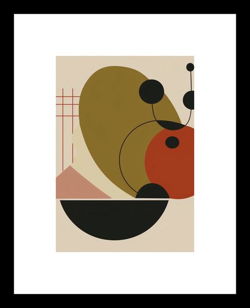 Plakat 21x29,7cm Geometryczny Balans zdjęcie 3
