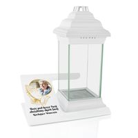 STATUETKA PODSTAWKA NA ZNICZ GRÓB NADRUK LAMPION