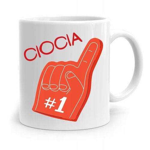 Kubek Prezent Dla Cioci Ciotki Ciocia #1 Z Nadrukiem Ze Zdjęciem na Arena.pl