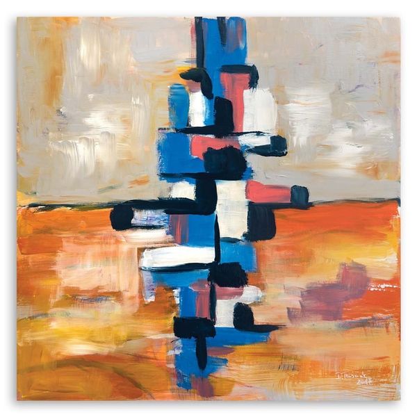 Emaga Obraz na płótnie, Kolorowa piramida - 40x40 zdjęcie 3