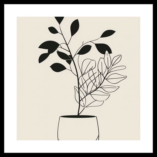 Plakat 30x30cm Prostota Doniczki na Arena.pl