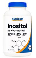 NUTRICOST Inositol 500 mg - Mio-inozytol (240 kaps.)