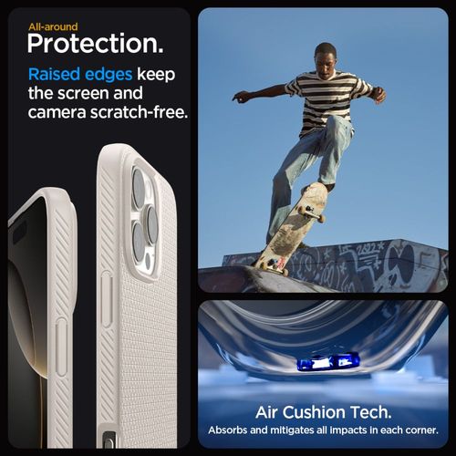 etui case na iphone 16 pro max liquid air - tytanowy na Arena.pl