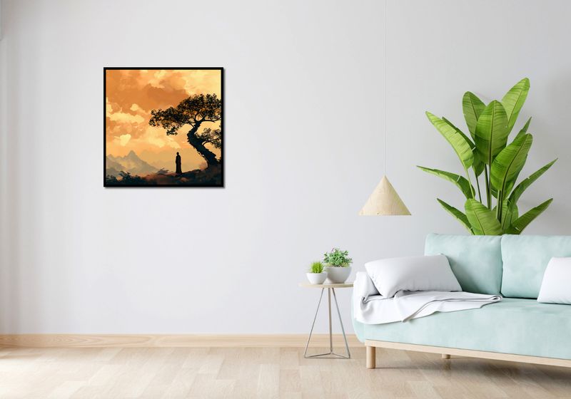 Plakat 70x70cm Zen zdjęcie 4