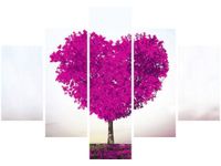 OBRAZ TREE OF LOVE MIŁOŚĆ SERCE PRZYRODA