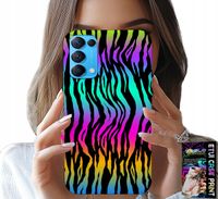 ETUI DO OPPO RENO5 4G 5G - ABSTRAKCYJNE KOLOROWE WZORY CASE + FOLIA