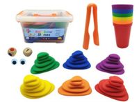 KX6288 Kamyki kreatywne kolorowe ukladanka montes