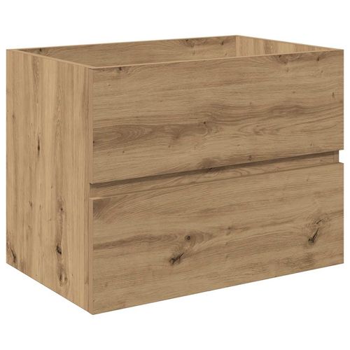 Szafka pod umywalkę z wbudowaną umywalką i baterią dąb artisan na Arena.pl