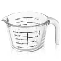Miarka Kuchenna Szklana Kubek do Odmierzania Produktów Spożywczych 500 ml