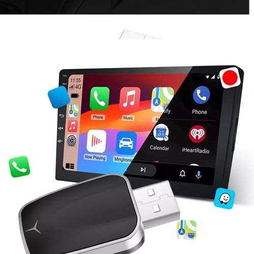 ADAPTER MODUŁ CARPLAY ANDROID AUTO BEZPRZEWODOWY WFI BT DLA IOS na Arena.pl