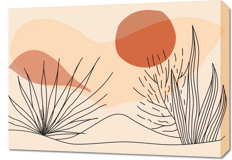 Obraz 70x50cm Miękka Roślinność zdjęcie 1