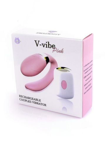 Stymulator-V-Vibe Pink USB 7 Function / Remote Control na Arena.pl