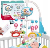 KARUZELA DO ŁÓŻECZKA POZYTYWKA PROJEKTOR Regulacja głośności + PILOT