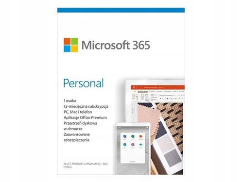 Microsoft 365 Personal PL 1Y 1U Win/Mac QQ2-01434 na Arena.pl