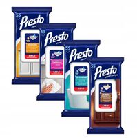 PRESTO ściereczki nawilżane MIX 55szt x 4