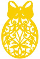 J13 Zawieszka ażur WIELKANOC ozdoba PISANKA jajko