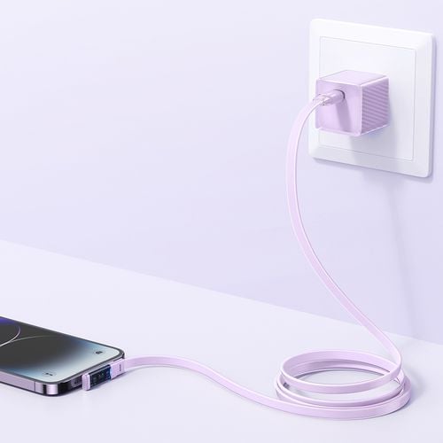 mcdodo kabel kątowy usb-c lightning płaski 36w do iphone 13 14 niebieski 1m na Arena.pl