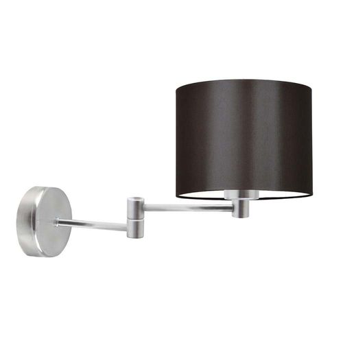 Złoty kinkiet na wysięgniku do sypialni BRAGE na Arena.pl