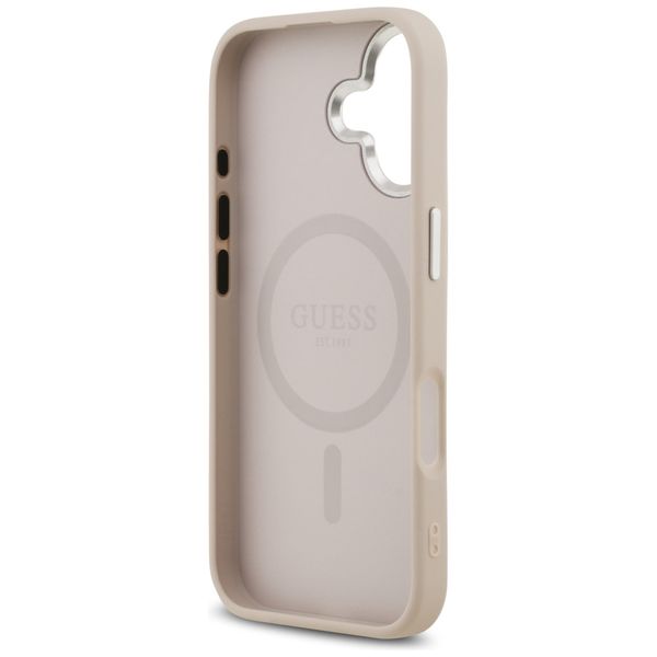 etui guess triangle logo magsafe do      iphone 17 różowy zdjęcie 7