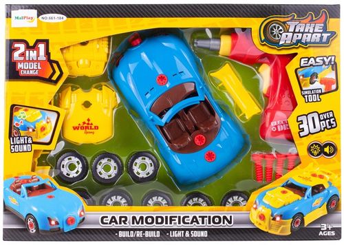 SAMOCHÓD AUTO BUGATTI DO ROZKRĘCANIA SAMODZIELNEGO MONTAŻU WIERTARKA na Arena.pl