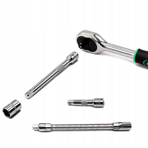 Zestaw klucze NASADKI 1/4 narzędzia klucze grzechotka TORX BITY INBUS na Arena.pl