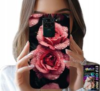 ETUI DO XIAOMI NOTE 9 - PIĘKNE RÓŻOWE RÓŻE, KWIECISTE WZORY, CASE