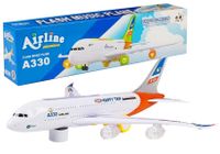 ND24_3874 Samolot Świeci Gra Jeżdżący Napęd Bump n Go 45 cm