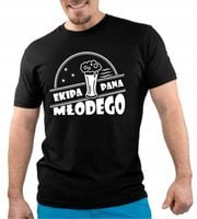 KOSZULKA MĘSKA T-SHIRT TSHIRT WIECZÓR KAWALERSKI PANA MŁODEGO PAN MŁODY 743