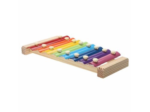 Cymbałki drewniane dla dziecka kolorowe edukacyjne na Arena.pl