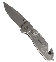 Nóż skladany ratowniczy US srebrny Mil-Tec