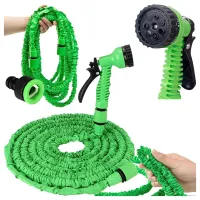 Wąż Ogrodowy Rozciągliwy Elastyczny 5-15m Złączki Pistolet Uniwersalny