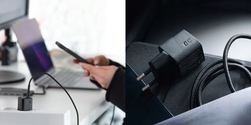 Szybka MAŁA Ładowarka Sieciowa GaN 33W Zasilacz USB-C Typ C PD do telefonu na Arena.pl