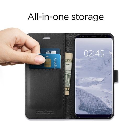 SPIGEN WALLET S GALAXY S9+ PLUS BLACK na Arena.pl