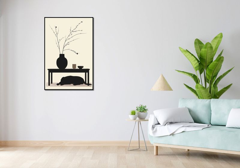 Plakat 68x101cm Wypocznij Psino zdjęcie 4