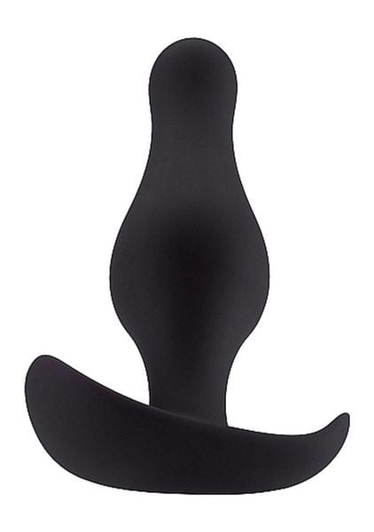 Butt Plug With Handle - Small - Black zdjęcie 3