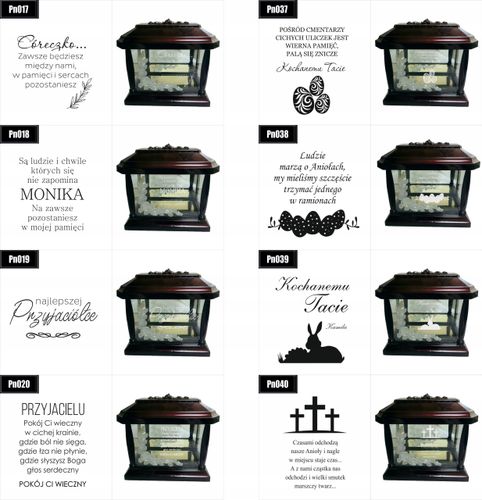 LAMPION ZNICZ KAPLICZKA grawer Kochanemu Bratu na Arena.pl