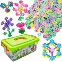 Klocki Konstrukcyjne Rzepy Płatki Śniegu 2500 elem