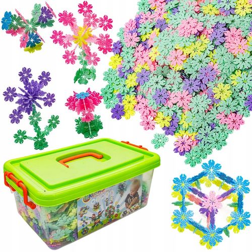 Klocki Konstrukcyjne Rzepy Płatki Śniegu 2500 elem na Arena.pl