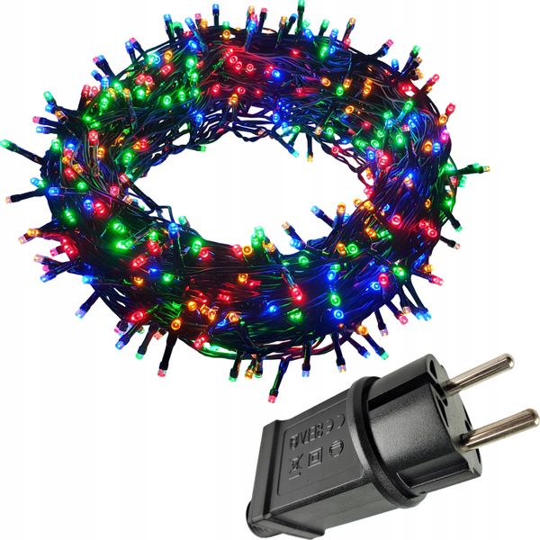 LAMPKI CHOINKOWE 500 LED TIMER zewnętrzne MULTI zdjęcie 3