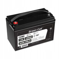 Akumulator AGM 12V 100Ah do Łodzi Pontonu Kampera Paneli Solarnych UPS