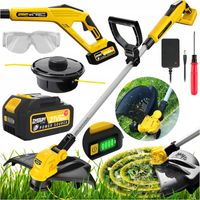 PODKASZARKA AKUMULATOROWA KOSA OGRODOWA WYKASZARKA NA KOŁACH AKU 20V 4.0Ah