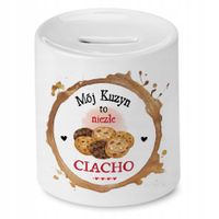 Skarbonka Dla Kuzyna Na Urodziny Prezent Z Nadrukiem Ze Zdjęciem