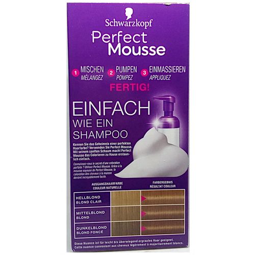 Schwarzkopf Perfect Mousse farba śr blond 800 na Arena.pl