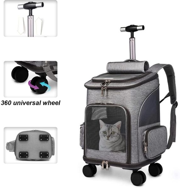 TRANSPORTER DLA PSA KOTA WÓZEK na kołach PLECAK zdjęcie 10