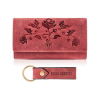 zestaw prezentowy dla kobiet  zup-95-rd portfel damski skórzany t-05-rd