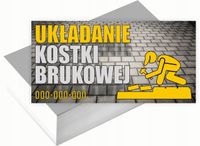 Wizytówki firmowe 200 szt DUŻO WZORÓW do wyboru UKŁADANIE KOSTKI