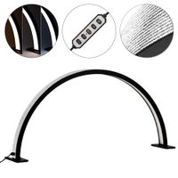 Lampa kosmetyczna LED łuk 35W biurkowa bezcieniowa czarna rozmiar L HQ-75X