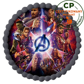 Opłatek na tort Avengers